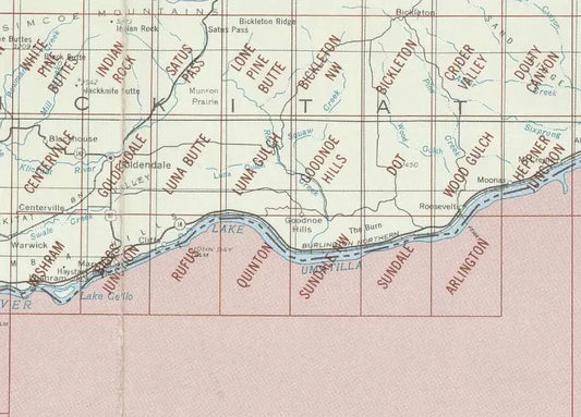 Goldendale WA Area 1:24K USGS Topo Maps