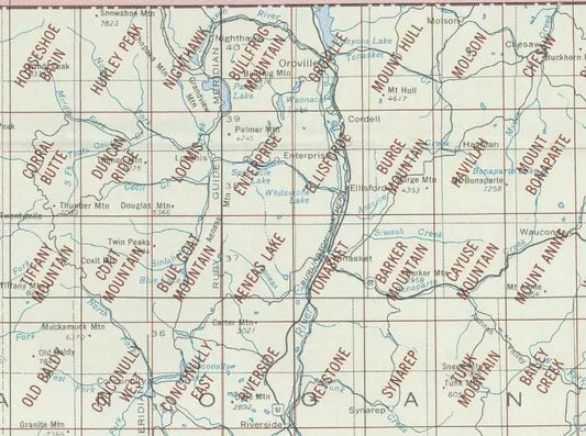 Oroville Area 1:24K USGS Topo Maps