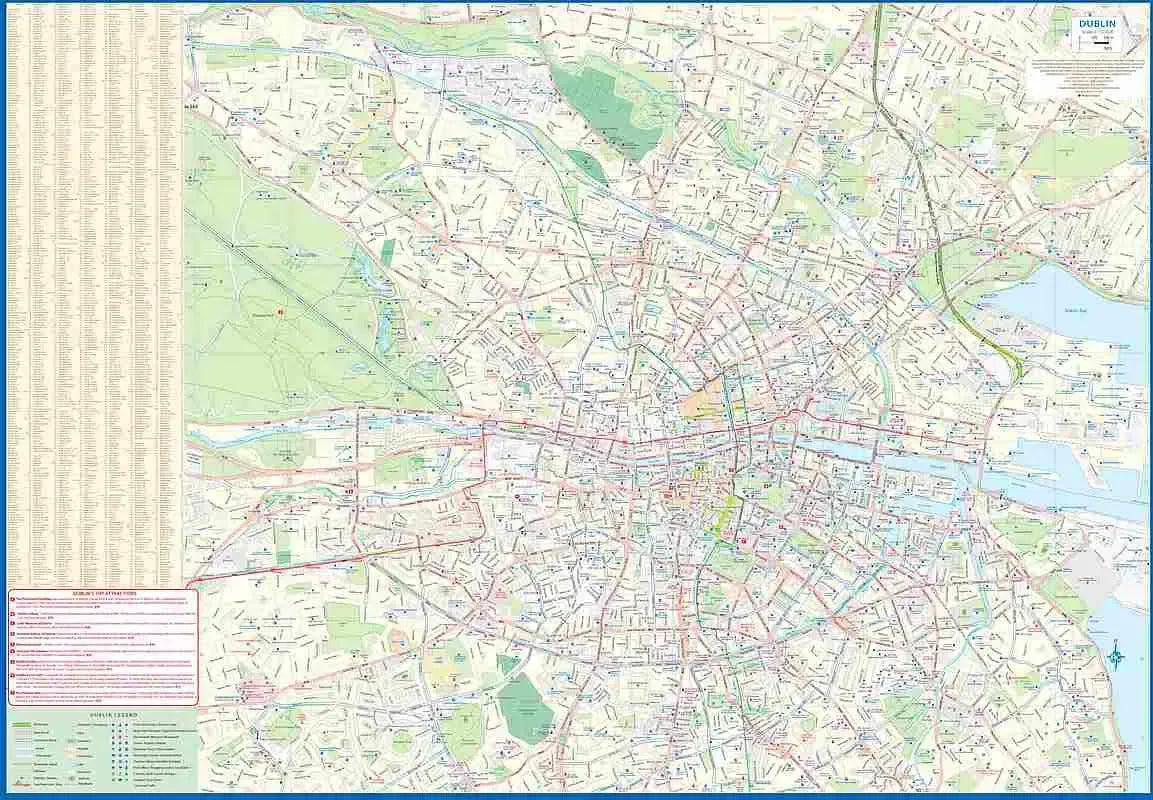 Dublin & Ireland Travel Map