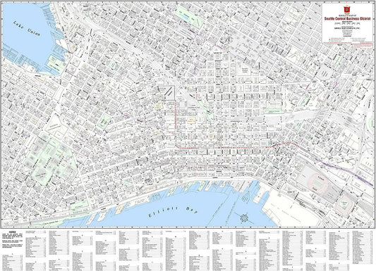 Seattle Downtown Business District Map