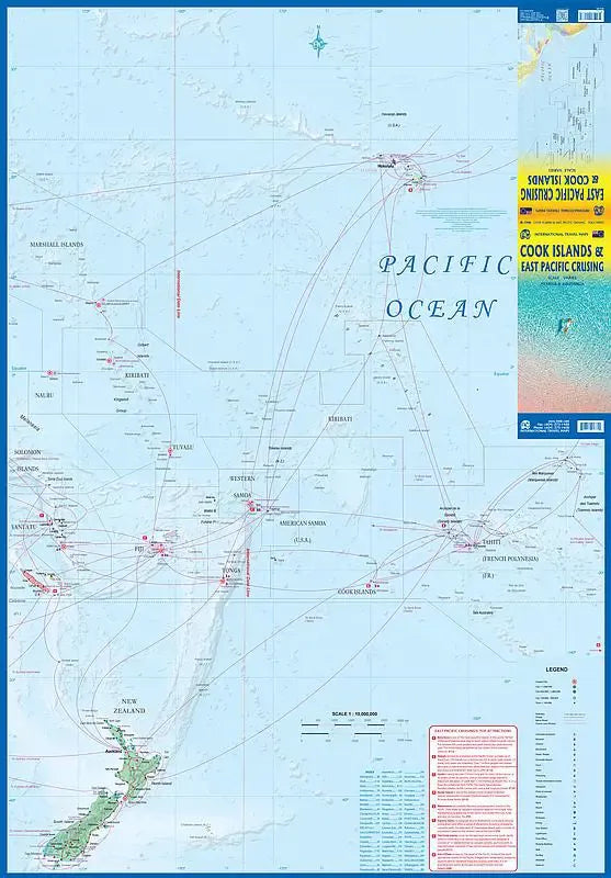 Cook Islands Travel Map