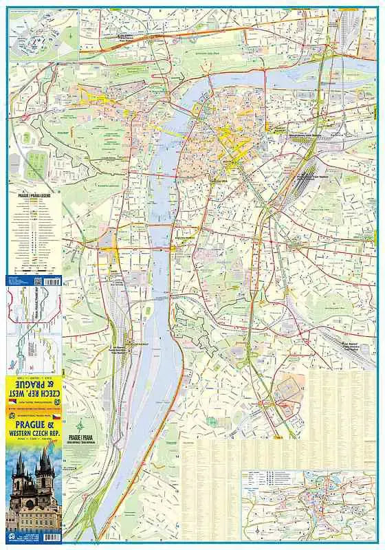 Prague & Western Czech Republic Travel Map