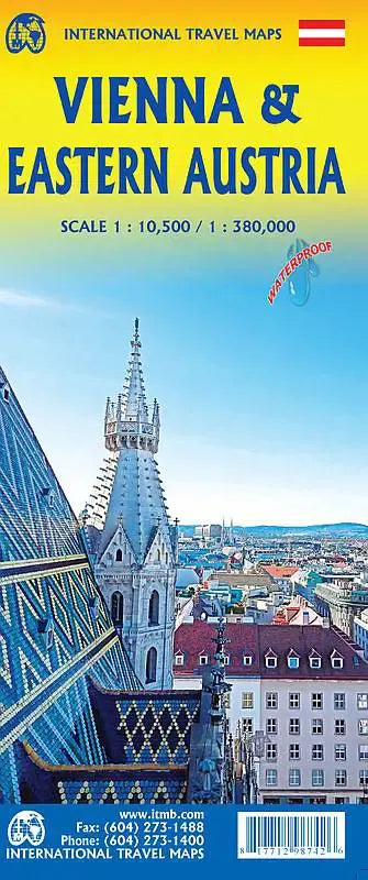 Vienna & Eastern Austria Travel Map