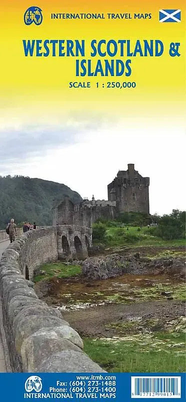 Scotland Western Islands Travel Map