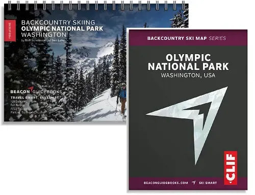 Backcountry Skiing Olympic NP Atlas & Map