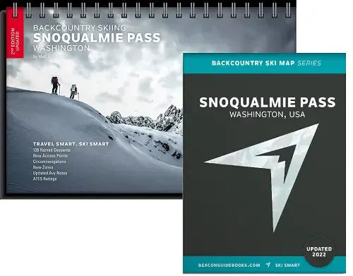 Backcountry Skiing Snoqualmie Pass Atlas & Map