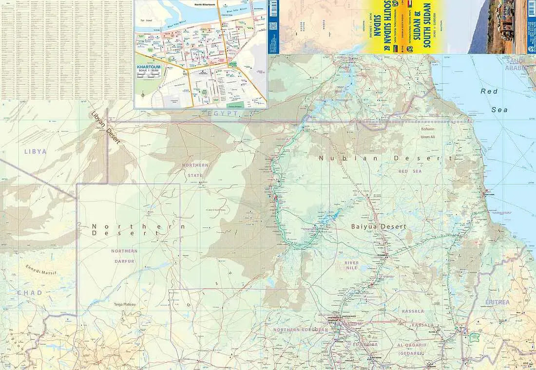 Sudan Travel Map