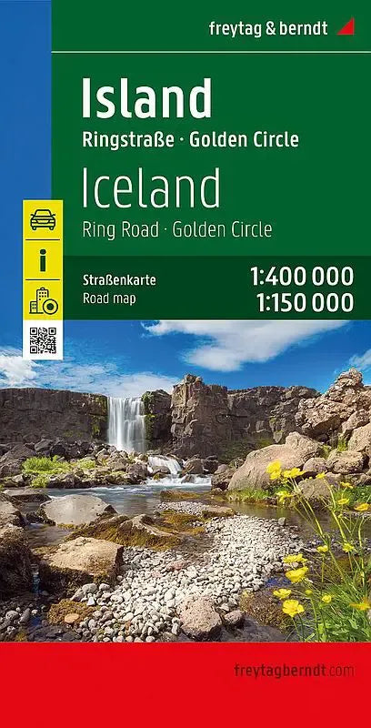 Iceland Road Map by Freytag & Berndt