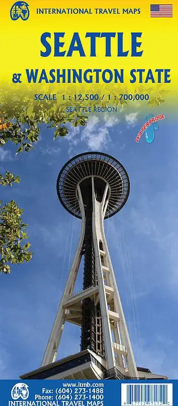 Seattle & Washington Travel Map