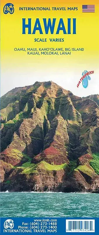 Hawaiian Islands Travel Map