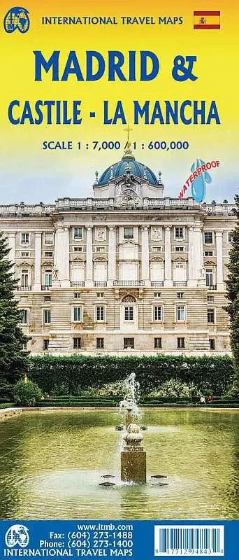 Madrid City Street Map