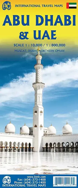 Abu Dhabi & UAE Travel Map