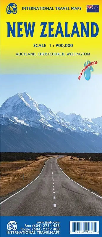 New Zealand Travel Map
