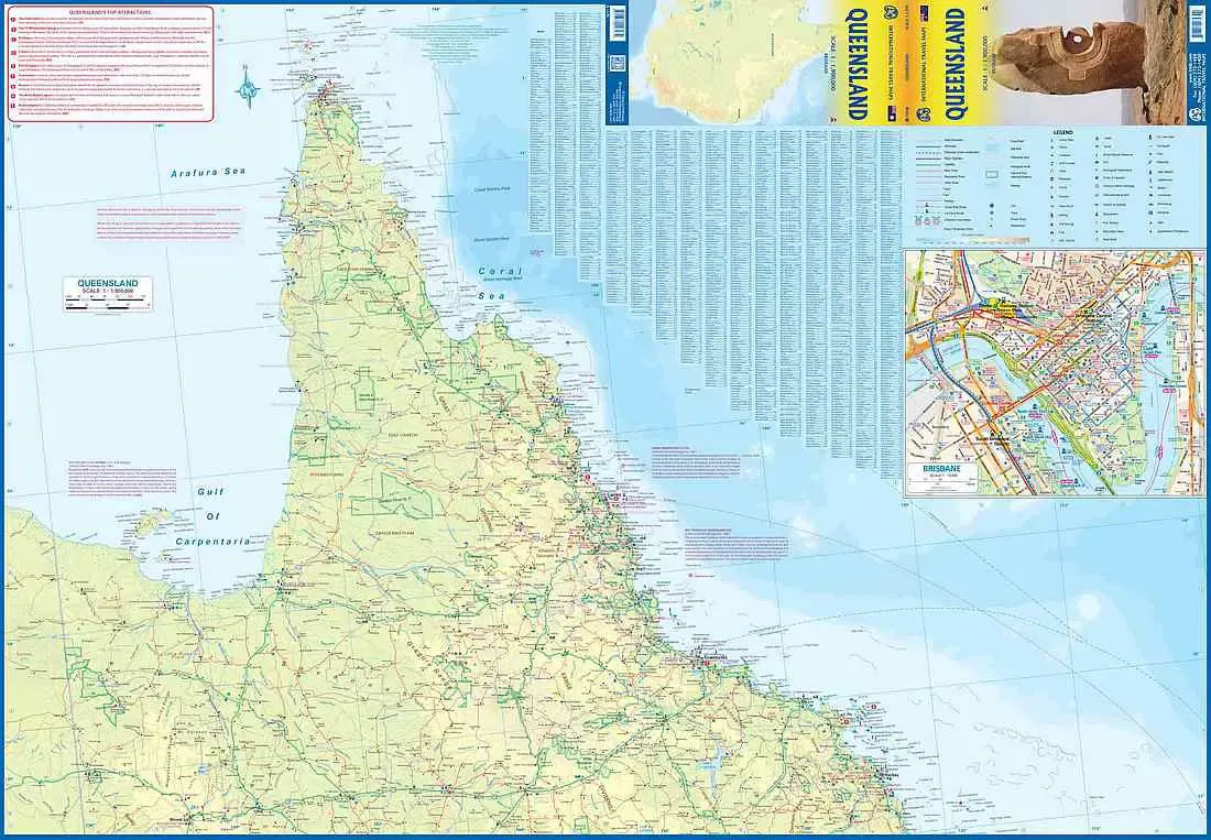 Queensland Travel Map