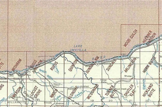 Goldendale OR Area 1:24K USGS Topo Maps