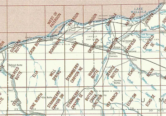 Hermiston OR Area 1:24K USGS Topo Maps