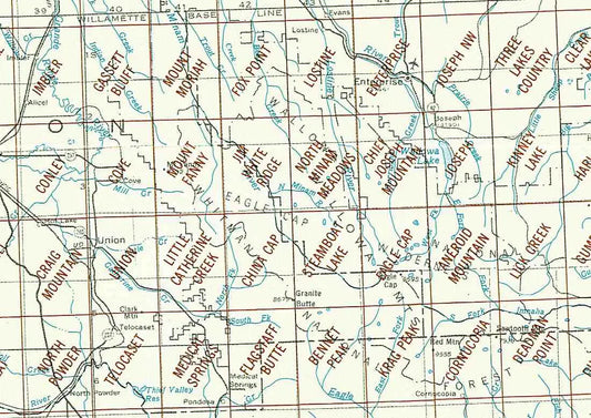Enterprise Area 1:24K USGS Topo Maps