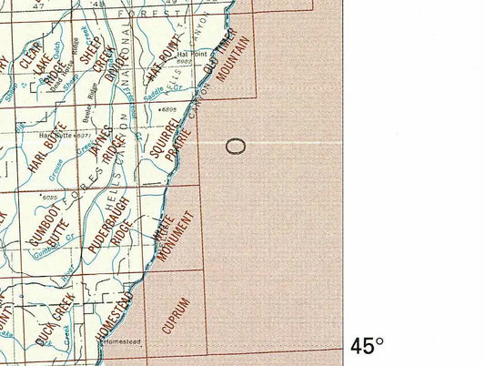 Riggins Area 1:24K USGS Topo Maps