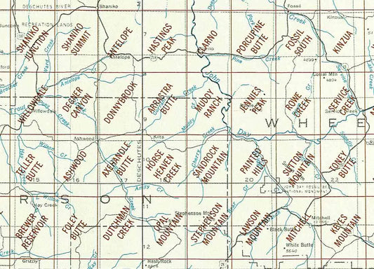 Stephenson Mountain Area 1:24K USGS Topo Maps
