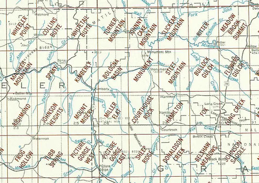 Monument Area 1:24K USGS Topo Maps