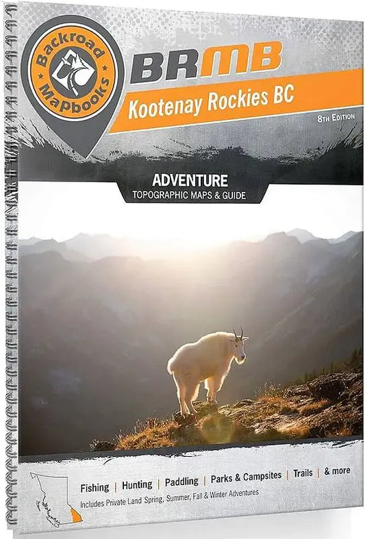Kootenay Rockies Backroad Map Book