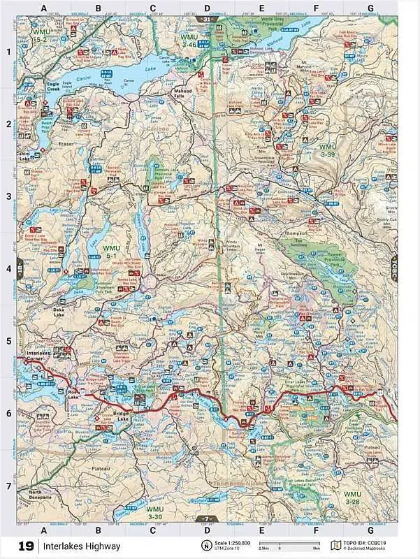 Cariboo Chilcotin Coast Backroad Map Book
