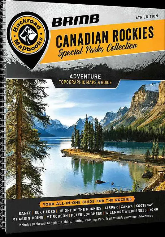 Canadian Rockies Backroad Map Book