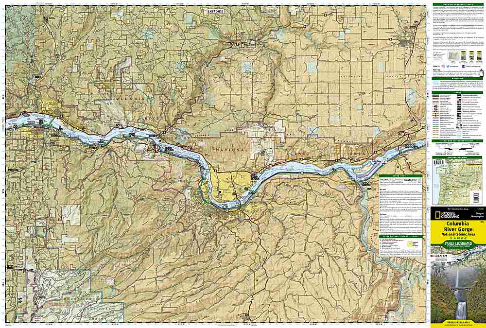 Columbia River Gorge Trail Map