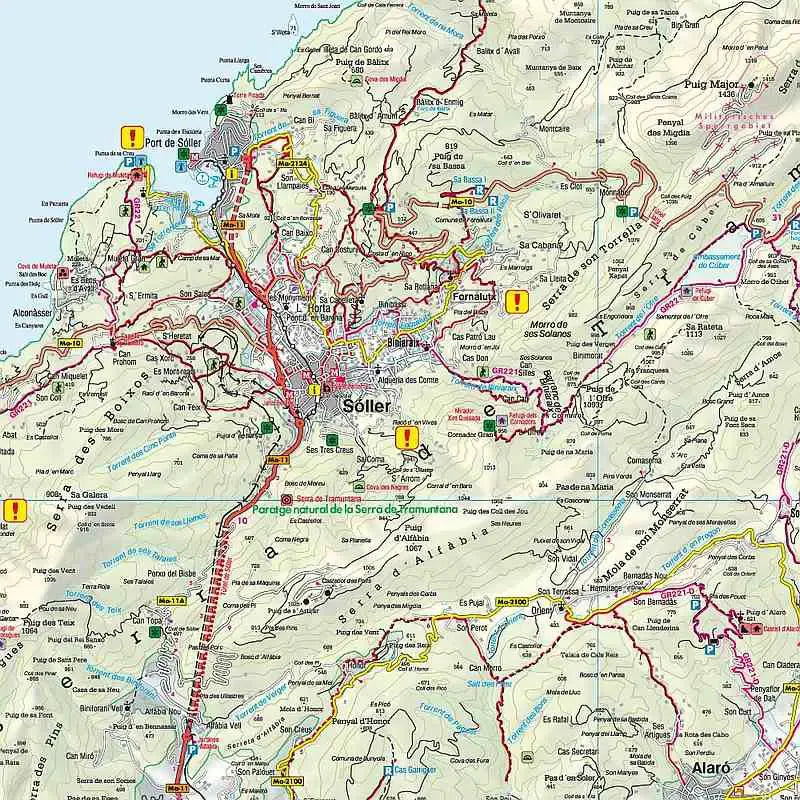 Mallorca (Spain) Road Map