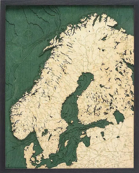 Scandinavia Wood Chart