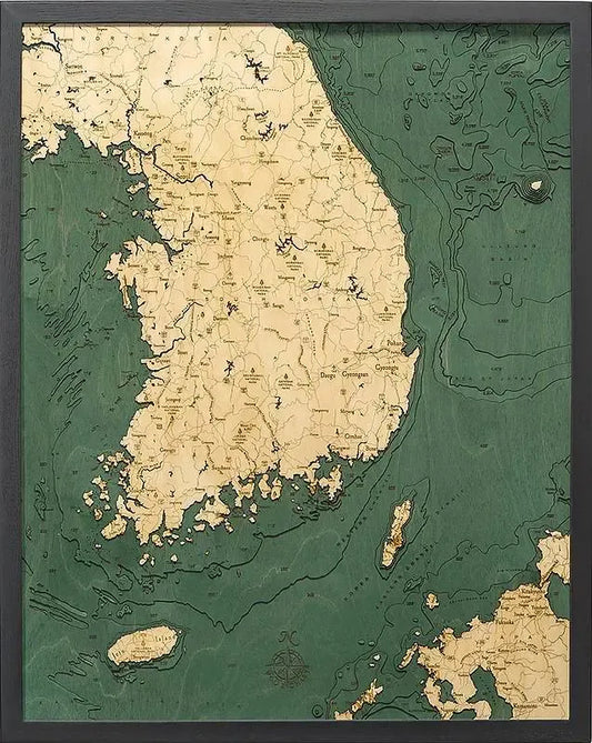 South Korea Wood Chart