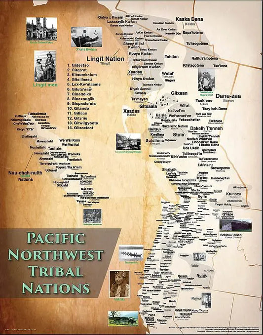 Pacific Northwest Tribal Nations Map