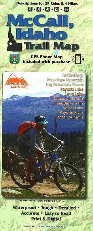 McCall / Salmon River Idaho Trail Map
