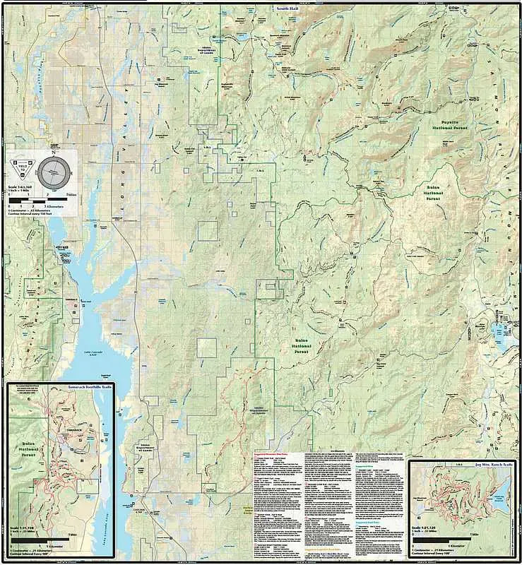 McCall / Salmon River Idaho Trail Map
