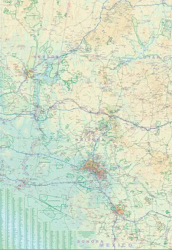 Southwest U.S. Travel Map