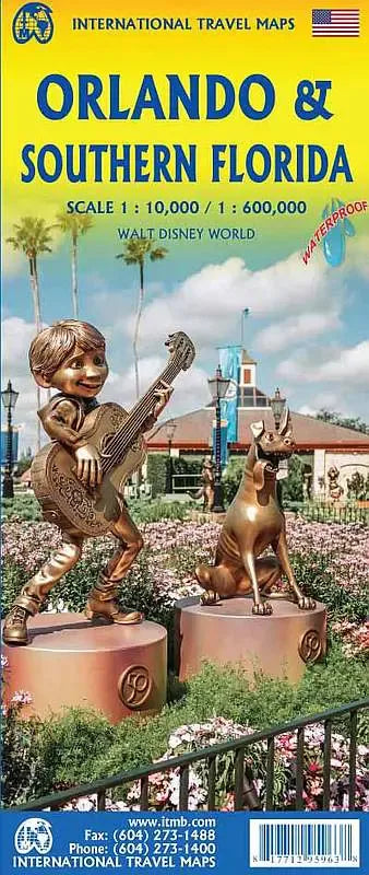 Orlando & Southern Florida Travel Map