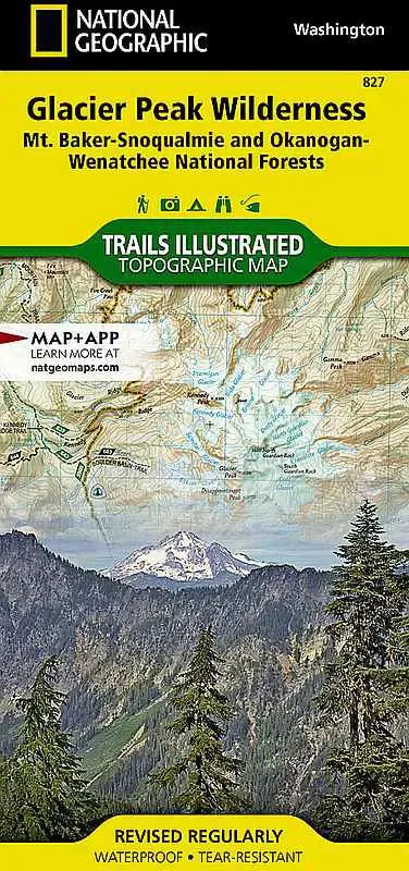 Glacier Peak Wilderness Map