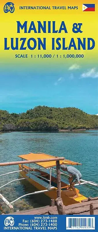 Manila & Luzon Island Travel Map