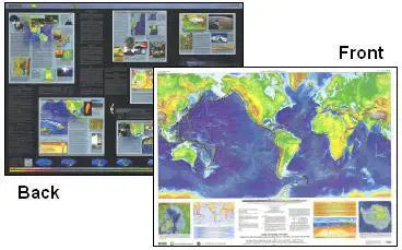 This Dynamic Planet - World Tectonics Map