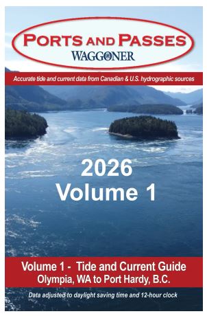 2026 Volume 1 Tide and Current Guide for Ports and Passes.