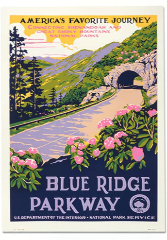 Blue Ridge Parkway WPA Poster