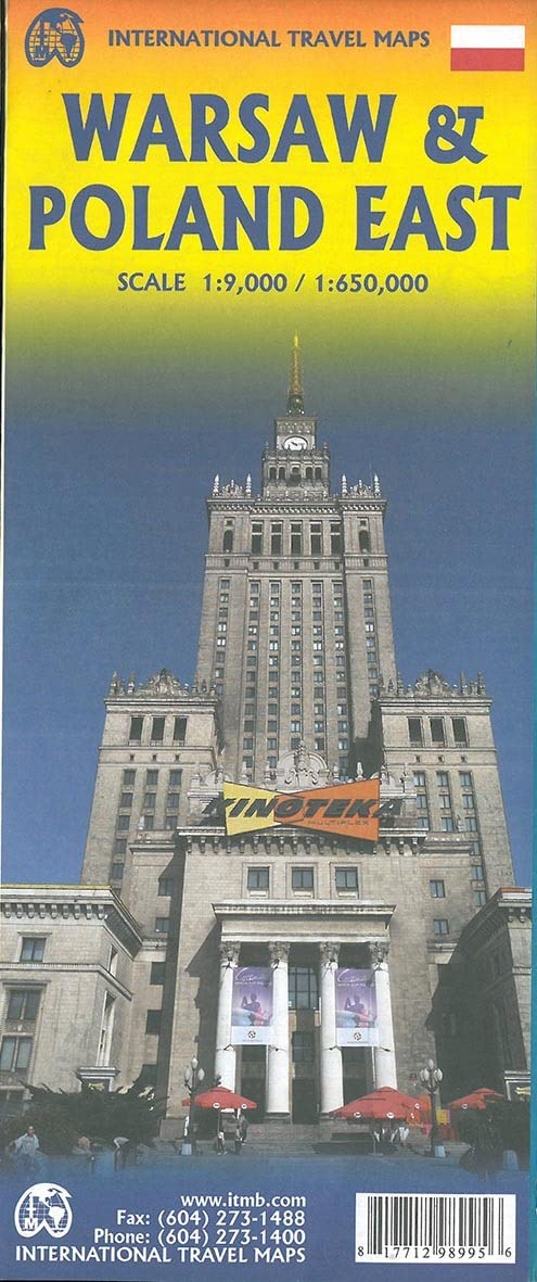 Warsaw & East Poland Travel Map