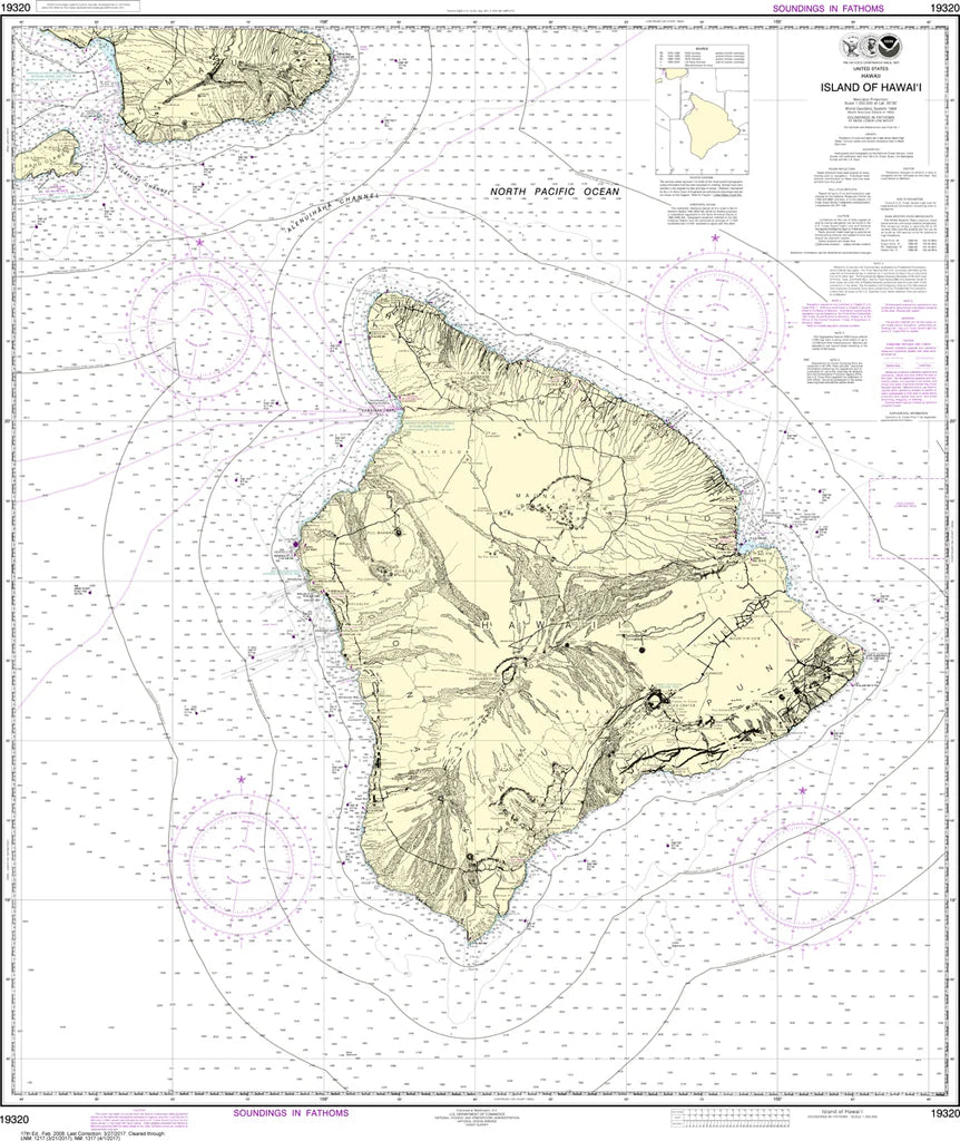 Hawaii (The Big Island) Nautical Chart #19320