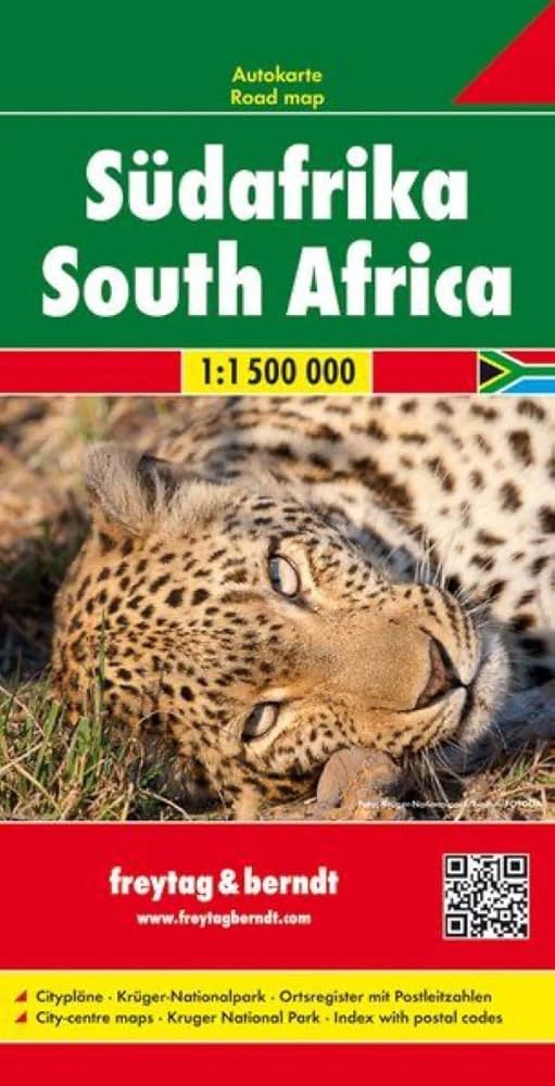 South Africa Road Map by Freytag & Berndt
