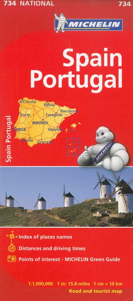 Spain & Portugal Travel Map