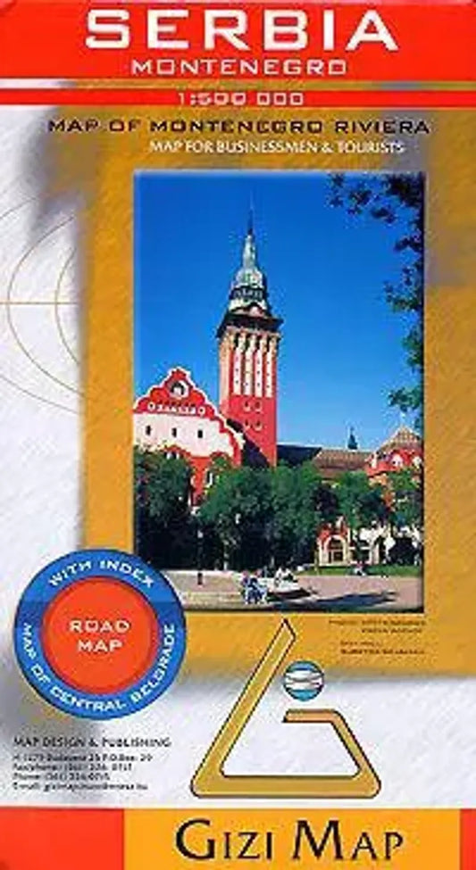 Serbia and Montenegro Travel Map by Gizi