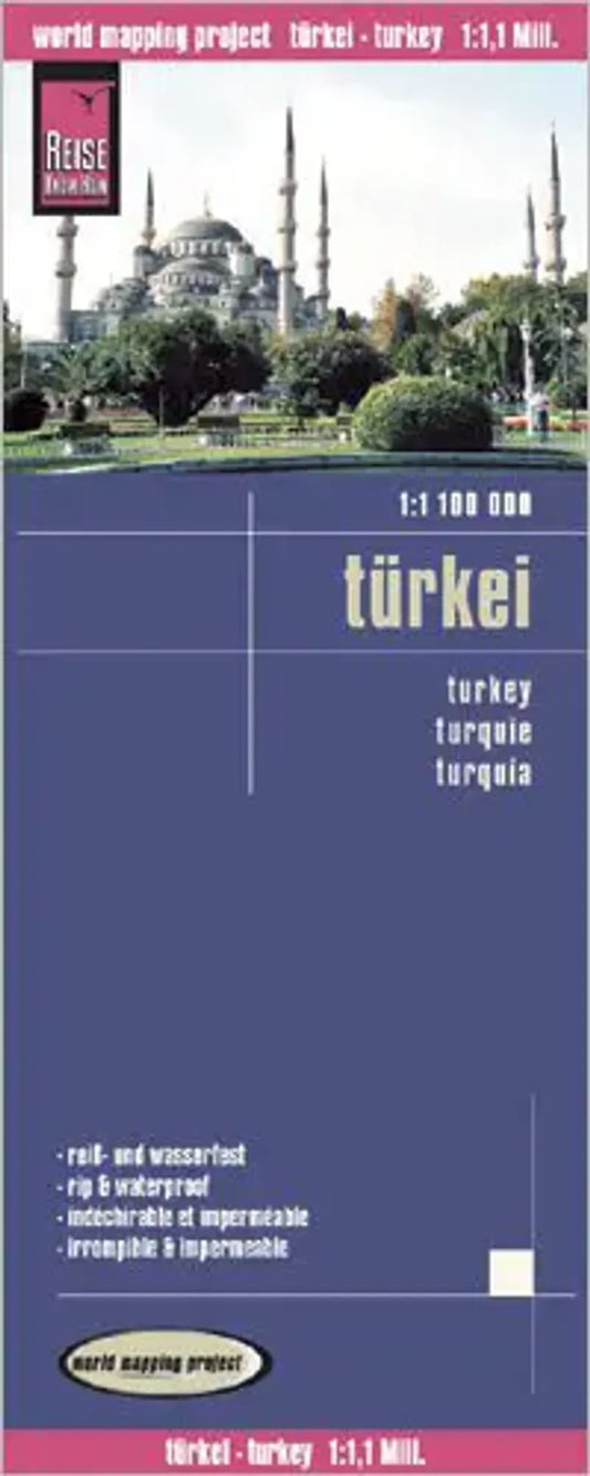 Turkey Travel Map by Reise Know How