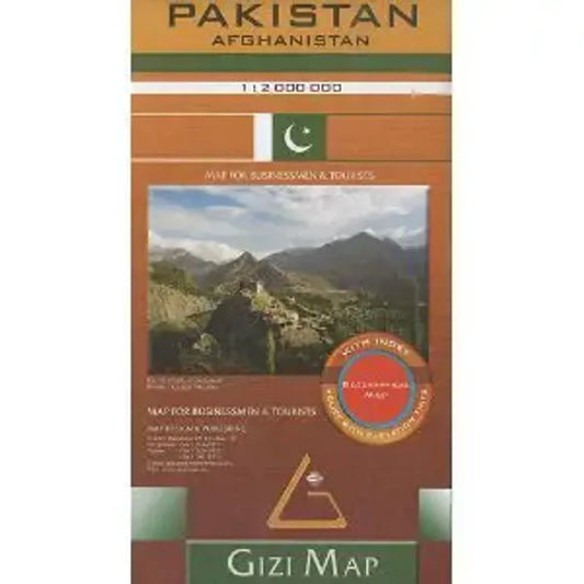 Pakistan & Afghanistan Travel Map by Gizi