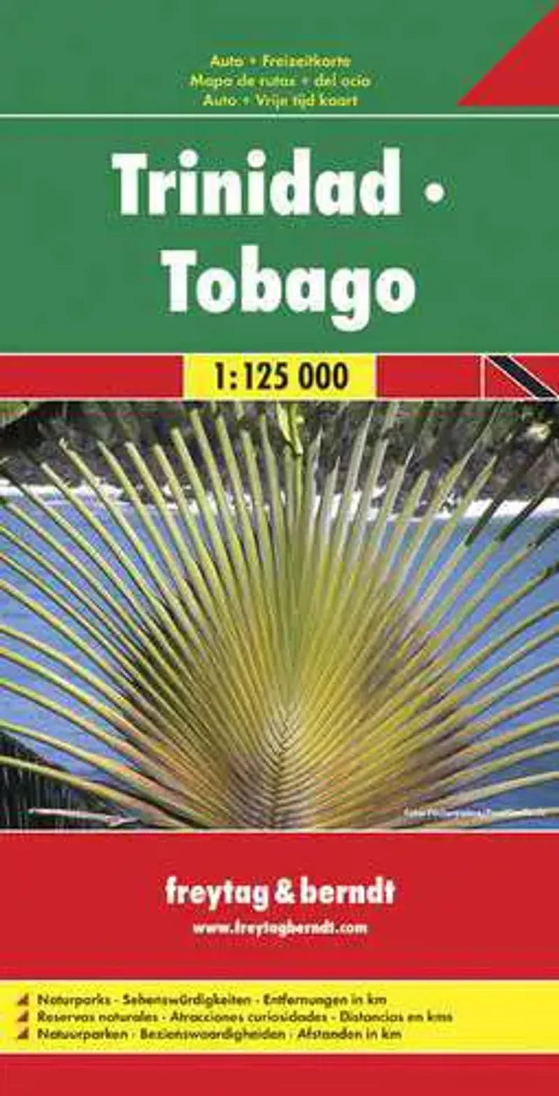 Trinidad & Tobago Travel Map l Freytag & Berndt