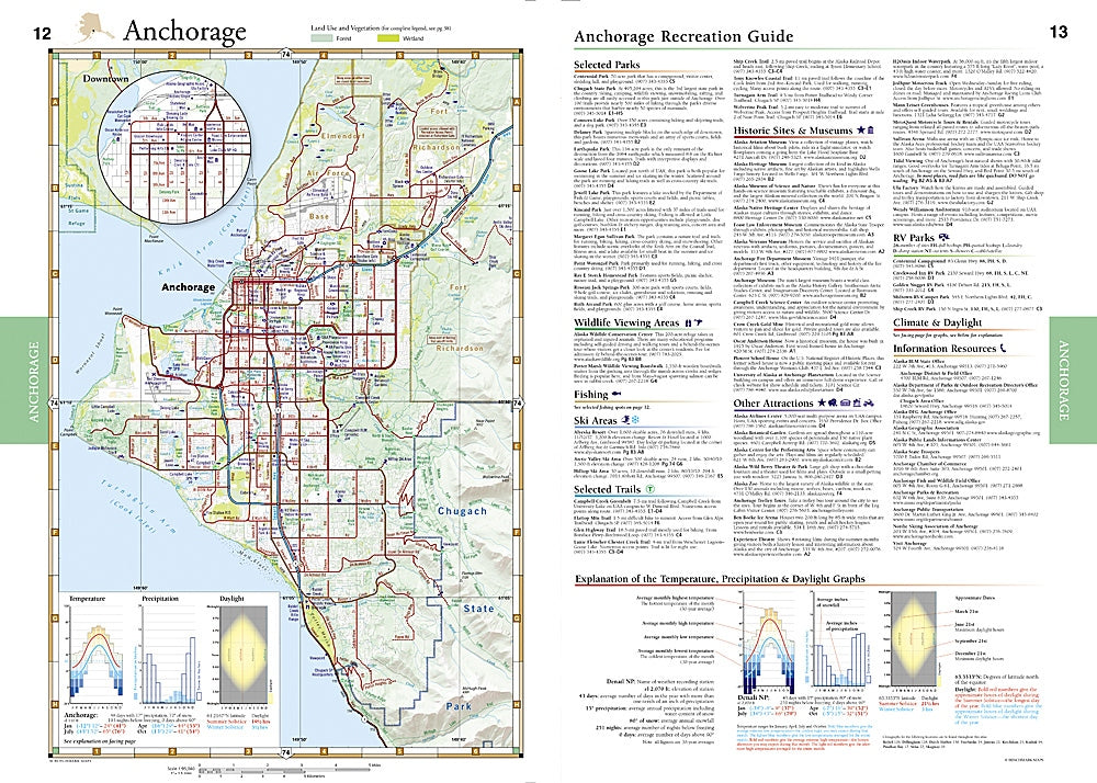 Alaska Road & Recreation Atlas by Benchmark Maps - Recreation Guide 